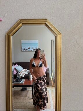 Vintage Brown Maxi Skirt